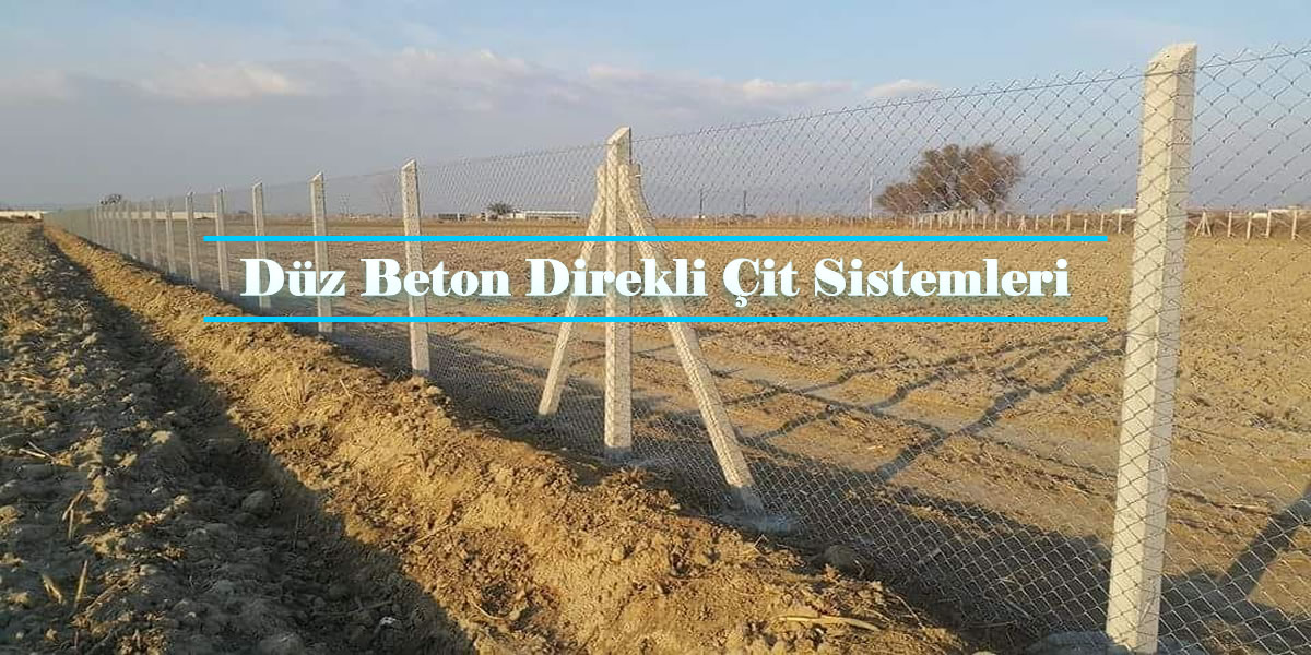 Beton Direkli Çit
